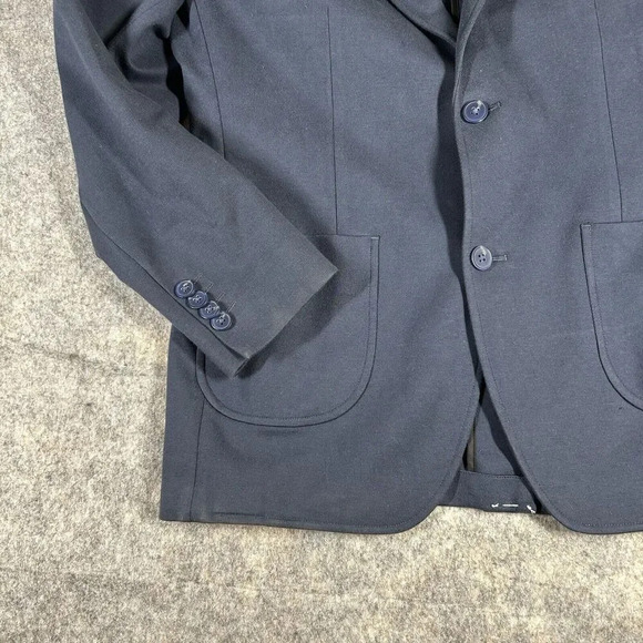 01.ALGO Blazer Mens Large Two Button Front Sport Coat Stretch Cotton Stitch Fix - Picture 3 of 9